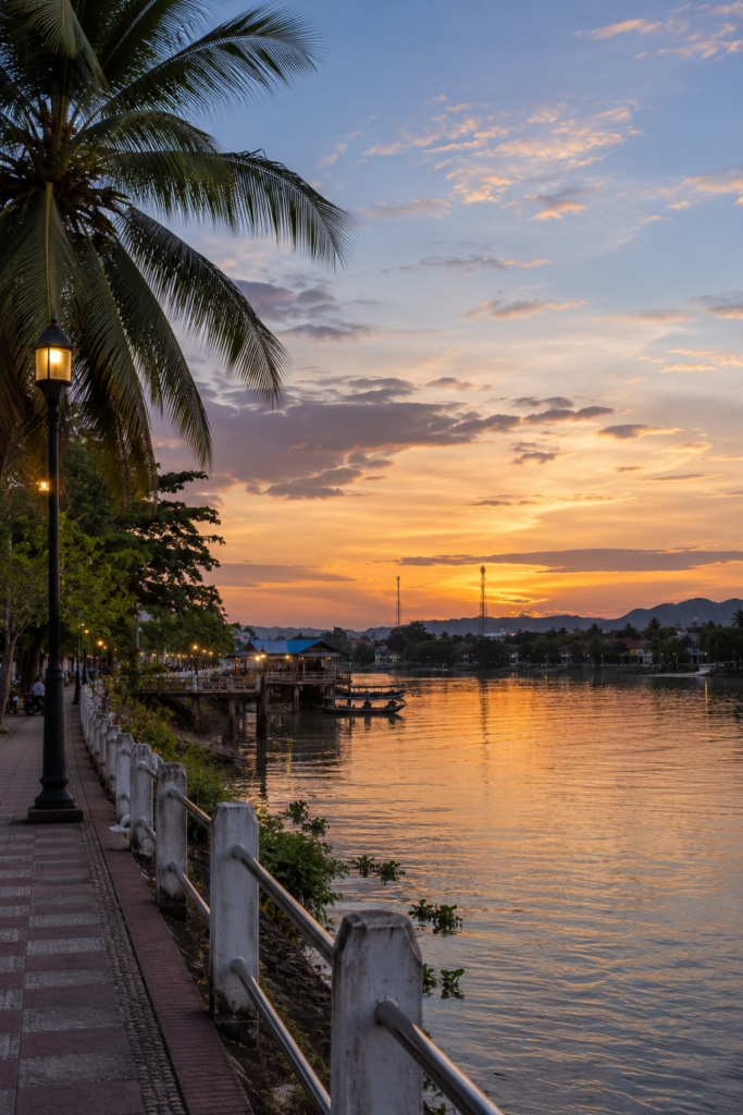Sunset is Surat-Thani