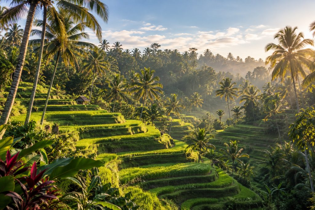 Bali rice terraces landscape