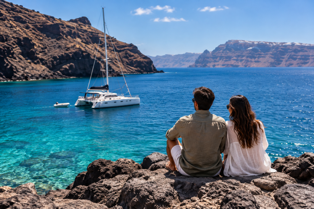 Sea view in Santorini